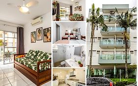 Apto Na Enseada Excelente Localizacao, 500M Da Praia, Garagem, Ar Condicionado Portaria 24 Horas